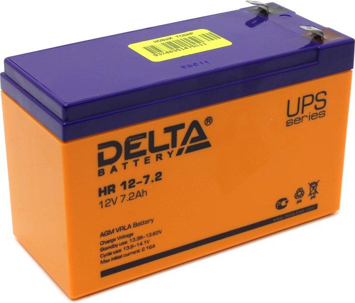Аккумулятор Delta HR 12-7.2 (12V 7.2Ah) для UPS - фото 1 - id-p211091980