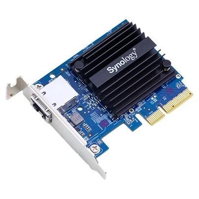 Сетевая карта Synology 10 Gigabit Single port RJ-45 PCIe 3.0 4x adapter(incl LP and FH bracket) - фото 1 - id-p212705392