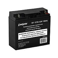 Аккумулятор Exegate DT 1218 (12V 18Ah) для слаботочных систем EX282969RUS