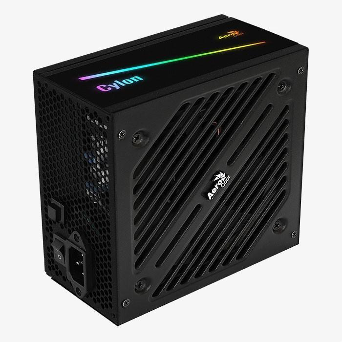 Блок питания Aerocool ATX 400W CYLON 400 80+ (24+4+4pin) APFC 120mm fan color 4xSATA RTL - фото 1 - id-p203911330