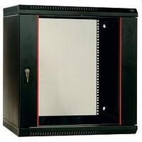 ЦМО Шкаф телекоммуникационный настенный разборный 12U (600х520) дверь стекло,цвет черный (ШРН-Э-12.500-9005)