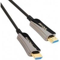 VCOM D3742A-20м Кабель optical HDMI to HDMI (19M -19M) 20м ver2.0