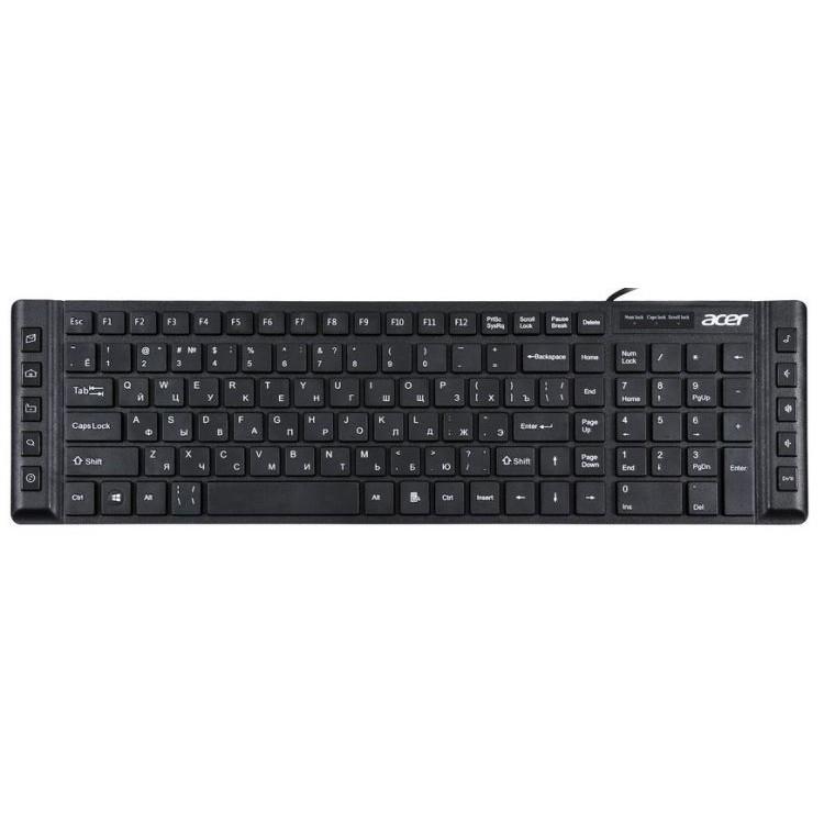 Клавиатура Acer OKW010 ZL.KBDEE.002 USB 105КЛ + 10КЛ М/Мед - фото 1 - id-p212700466