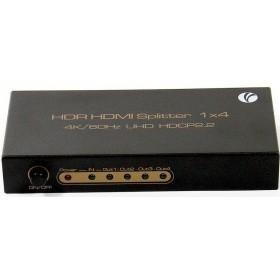 Разветвитель VCOM DD424 HDMI Splitter (1in - 4ou ver2.0t) + б.п. - фото 1 - id-p216604423