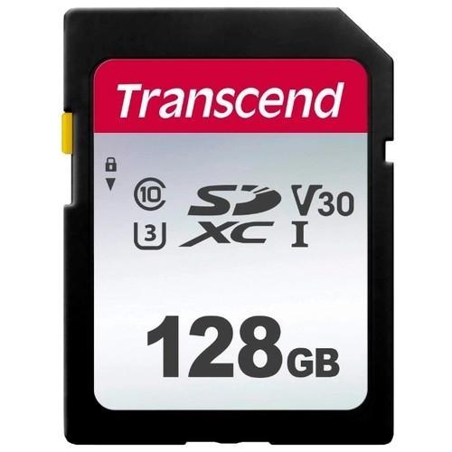 Карта памяти Transcend TS128GSDC300S SDXC Memory Card 128Gb UHS-I U3 - фото 1 - id-p207847777