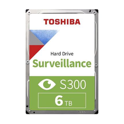 Жесткий диск Toshiba SATA-III 6Tb HDWT860UZSVA Surveillance S300 (5400rpm) 256Mb 3.5", фото 2