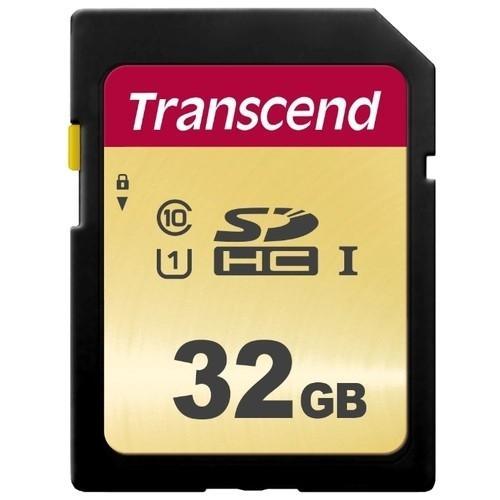 Карта памяти Transcend TS32GSDC500S SDHC Memory Card 32Gb UHS-I U1 - фото 1 - id-p204487744