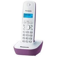 Радиотелефон Panasonic KX-TG1611RUF White-Lilac (трубка с ЖК диспл.DECT)