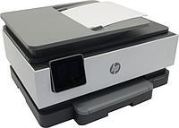 МФУ струйный HP OfficeJet 8023 (1KR64B) A4 Duplex WiFi USB RJ-45 черный/белый