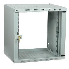 Шкаф монтажный ITK LINEA WE (LWE3-09U64-GF) 9U 600x450мм пер.дв.стекл 50кг серый 400мм 200град. 450мм IP20 - фото 1 - id-p212711529