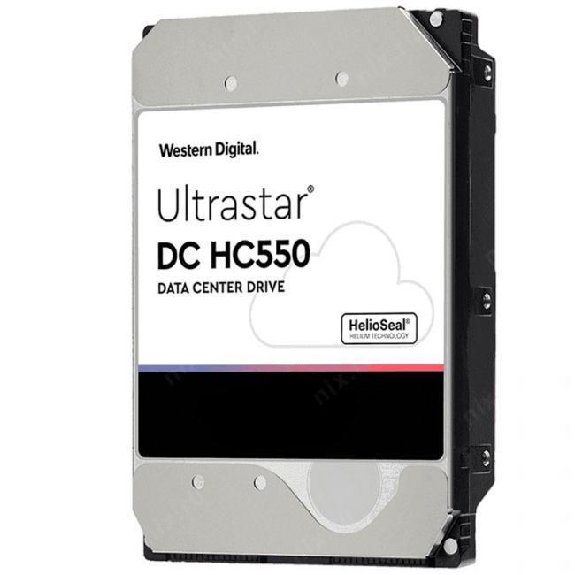 16TB WD Ultrastar DC HC550 {SAS 12Gb/s, 7200 rpm, 512mb buffer, 3.5"} [0F38357/WUH721816AL5204] - фото 1 - id-p203911508