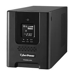 ИБП CyberPower PR3000ELCDSL, Line-Interactive, 3000VA/2700W, 8 IEC-320 С13, 1 IEC C19 розеток, USB&Serial, - фото 1 - id-p212730508