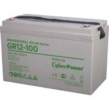 Аккумуляторная батарея PS solar (gel) CyberPower GR 12-100 / 12 В 100 Ач Cyberpower - фото 1 - id-p212730511