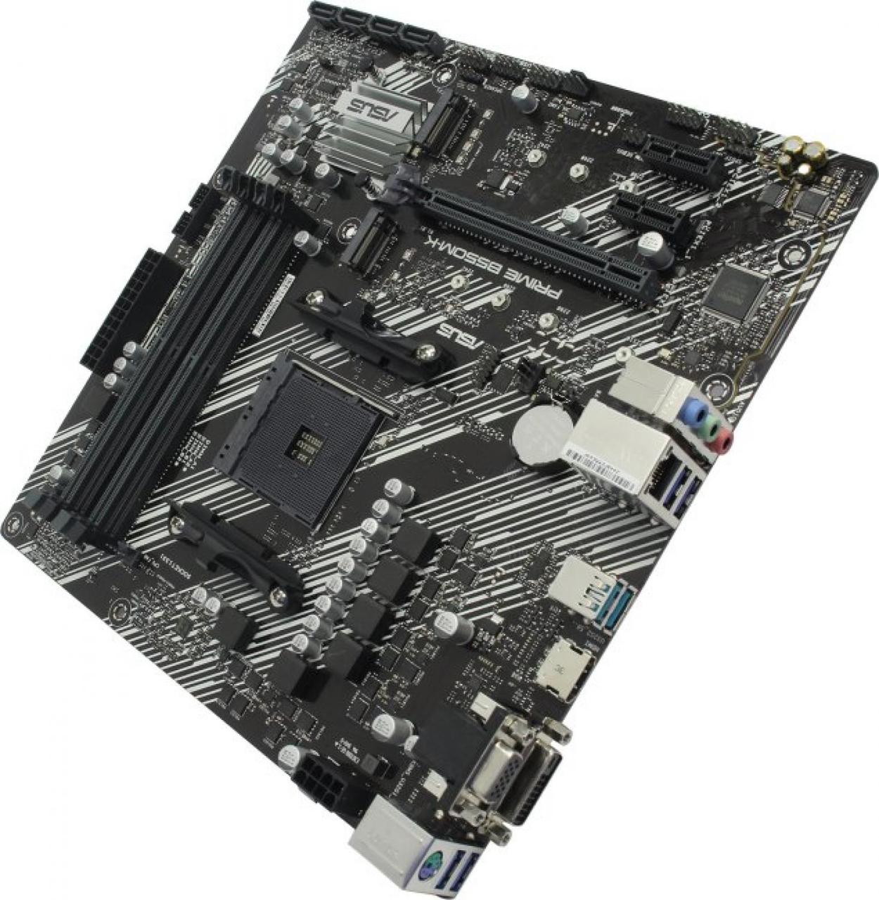 Материнская плата ASUS PRIME B550M-K (RTL) AM4 B550 PCI-E Dsub+DVI+HDMI GbLAN SATA MicroATX 4DDR4 - фото 1 - id-p203918410