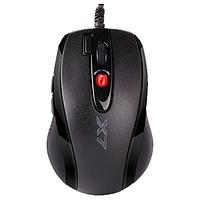 Манипулятор A4Tech Mini Optical Mouse X-710MK-Black (RTL) USB 7btn+Roll уменьшенная