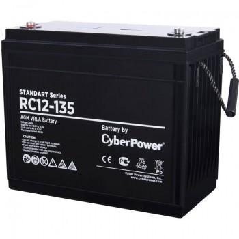 Аккумуляторная батарея SS CyberPower RC 12-135 / 12 В 135 Ач Cyberpower. Battery CyberPower Standart series RС - фото 1 - id-p212704481