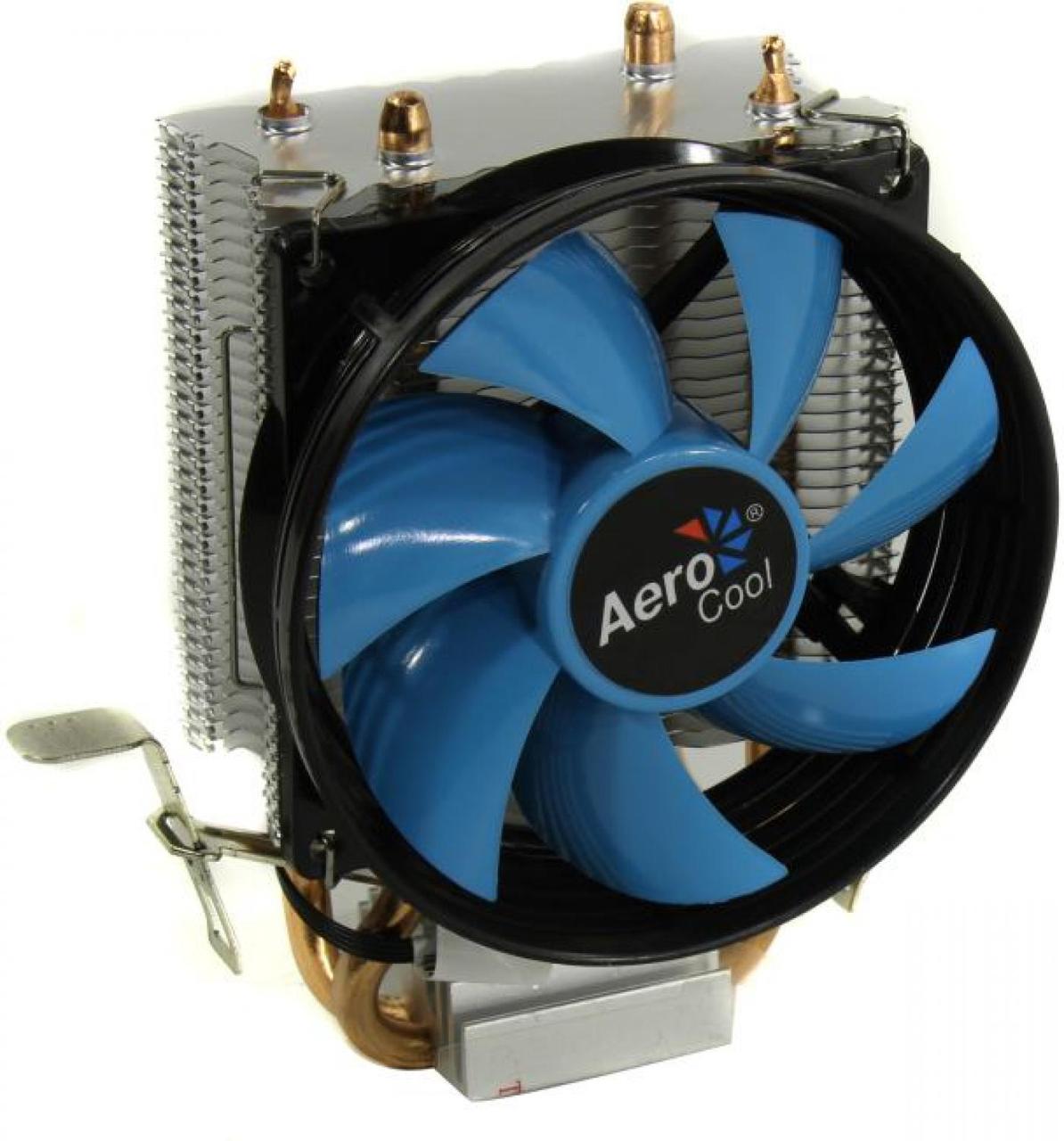 Охладитель Aerocool Verkho 2 Dual (4пин 775/1155/2011/2066/AM4-FM2 22-55дБ1000-2300об/мин Al+тепл.трубки)