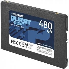 Накопитель SSD Patriot SATA III 480Gb PBE480GS25SSDR Burst Elite 2.5" - фото 1 - id-p212708563