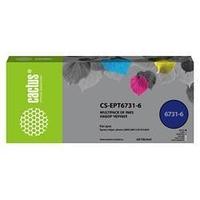 Чернила Cactus CS-EPT6731-6 черный/голубой/пурпурный/желтый/светло-голубой/светло-пурпурный набор 6x100 мл для