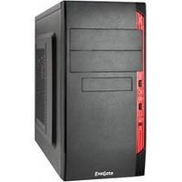 Exegate EX272737RUS Корпус MinitowerQA-410 Black, mATX, без БП 2*USB, Audio