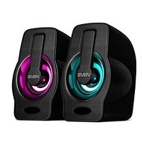 Колонки SVEN 255 Black (2x3W RGB питание от USB)