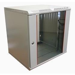 Шкаф телекоммуникационный настенный разборный 12U (600х350) дверь стекло - фото 1 - id-p212699562