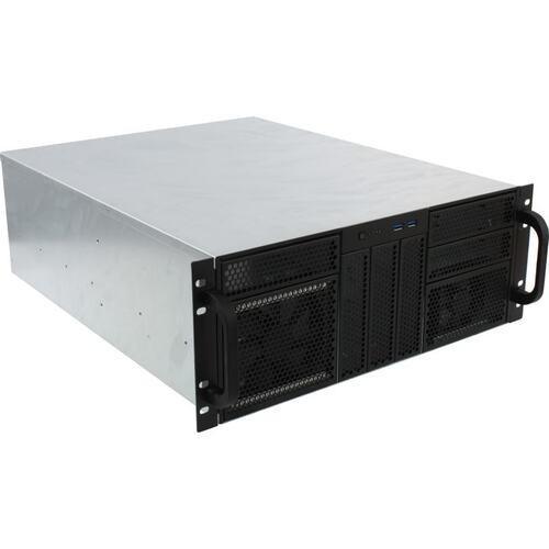 Procase RE411-D6H8-E-55 Корпус 4U server case,6x5.25+8HDD,черный,без блока питания,глубина 550мм,MB EATX - фото 1 - id-p215515558