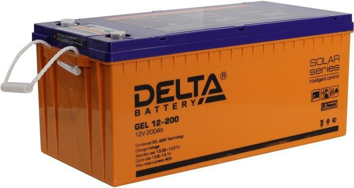 Аккумулятор для ИБП гелевый 12В/200Ач Delta GEL 12-200 срок службы 12 лет - фото 1 - id-p212720405