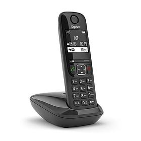 Р/Телефон Dect Gigaset AS690 RUS SYS черный АОН