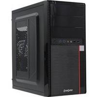 Exegate EX277438RUS Корпус Minitower Exegate MA-371X Black, mATX UN600, 120mm 2*USB+2*USB3.0, Audio