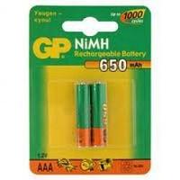 Аккумулятор GP 65AAAHC-2/ 2DECRC2-2/5DECRC2 (1.2V 650mAh) NiMh Size"AAA" уп.2 шт