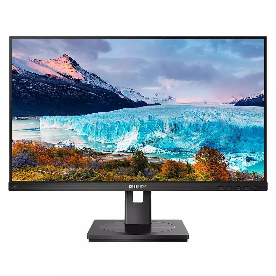 LCD PHILIPS 23.8" 243S1 {IPS 1920x1080 75Hz 4ms 178/178 250cd 1000:1 8bit(6bit+FRC) HDMI1.4 - фото 1 - id-p212723205