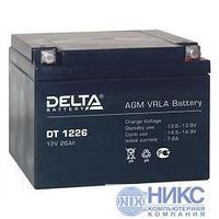 Delta DT 1226 (26 А\ч, 12В) свинцово- кислотный аккумулятор