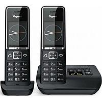 Р/Телефон Dect Gigaset Comfort 550A DUO RUS черный (труб. в компл.:2шт) автооветчик АОН