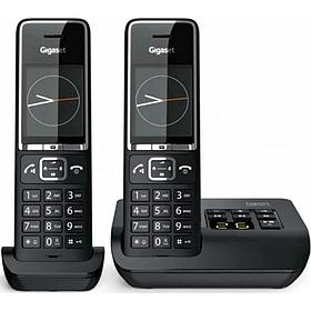 Р/Телефон Dect Gigaset Comfort 550A DUO RUS черный (труб. в компл.:2шт) автооветчик АОН