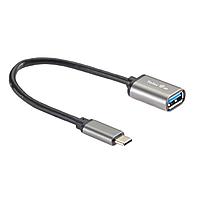 Telecom TC409M Кабель-адаптер Type-Cm -- USB 3.0 Af , OTG, 1,5A , 5,0Gbps , Alum grey 0,2m Telecom (TC409M)