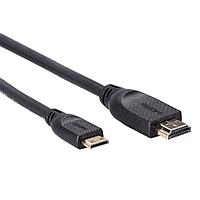 Кабель HDMI-19M --MiniHDMI-19M ver 2.0 1.5m VCOM CG583-1.5M