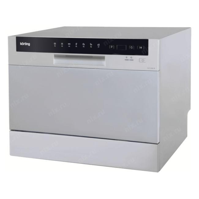 Посудомоечная машина KORTING KDF 2050 S.настольная, А+/А/А, электронное управление LED индикаторы, 7 прогр., 6