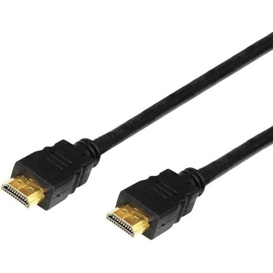 Кабель аудио-видео Cactus CS-HDMI.2-5 HDMI (m)/HDMI (m) 5м. Позолоченные контакты черный - фото 1 - id-p214167049