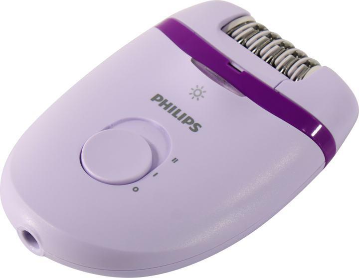 Эпилятор Philips BRE275/00 скор.:2 насад.:3 от электр.сети сиреневый/фиолетовый - фото 1 - id-p218807185