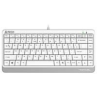 Клавиатура A4Tech Fstyler FKS11 White (компактная для ПК, мембранная, пластик, интерфейс подключения - USB,