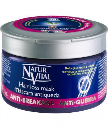 Маска против выпадения и ломкости волос Natur Vital "Hair Loss Mask Anti-Breakage", 300 мл - фото 1 - id-p220115371