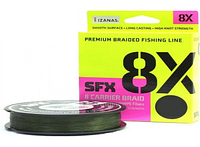 Леска плетеная SUFIX SFX 8X Braid Low Vis Green 135m 16.5kg 0.205mm