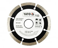 Круг алмазный 115x22,2мм (сегмент) "Yato" YT-6002