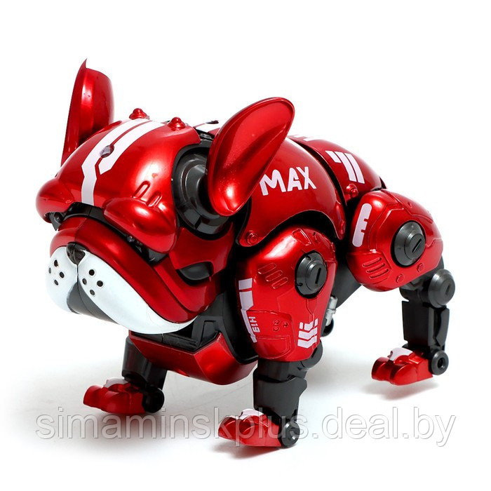 Робот-собака "Бакс", световые, звуковые эффекты, металлический - фото 2 - id-p220117167