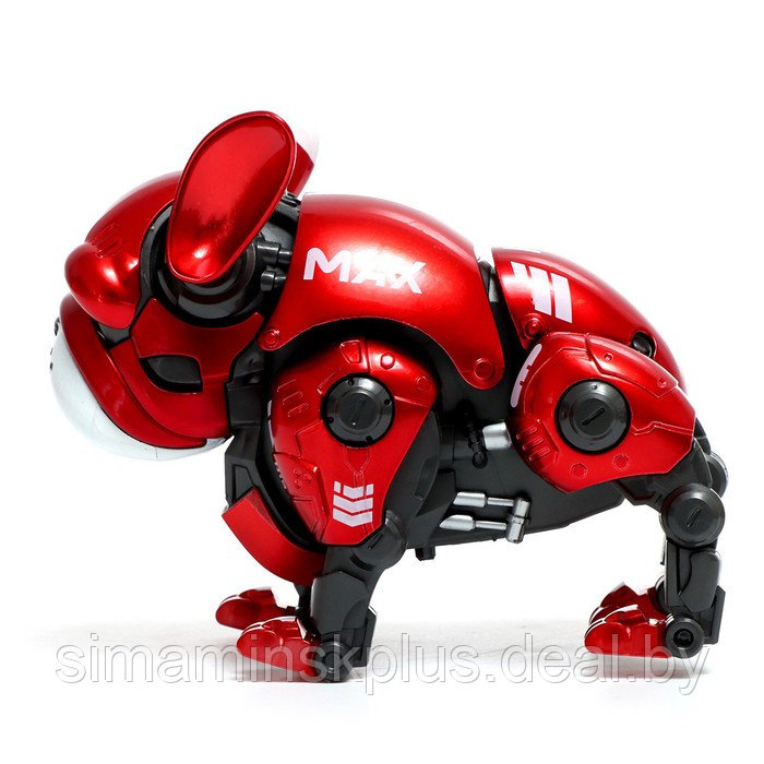 Робот-собака "Бакс", световые, звуковые эффекты, металлический - фото 3 - id-p220117167