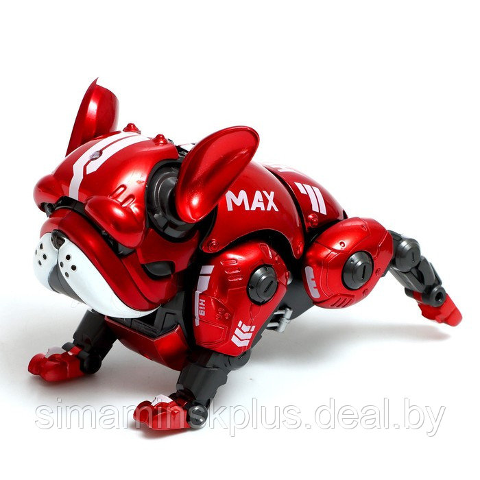 Робот-собака "Бакс", световые, звуковые эффекты, металлический - фото 5 - id-p220117167