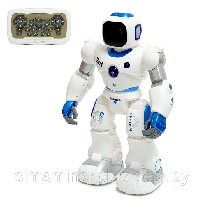 Робот радиоуправляемый, интерактивный "Карл", световые, звуковые эффекты, аккумулятор - фото 1 - id-p220117169
