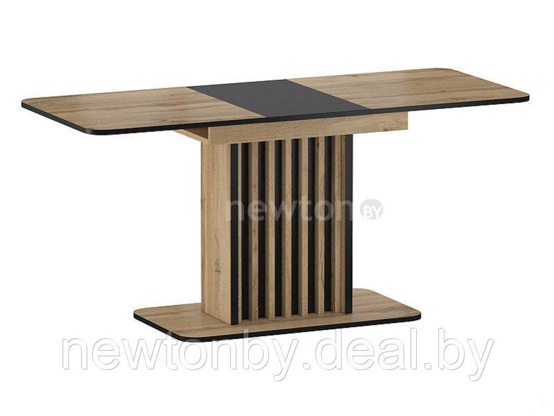 Кухонный стол Signal KENT 130 раскладной (дуб артизан/черный) - фото 1 - id-p220118648