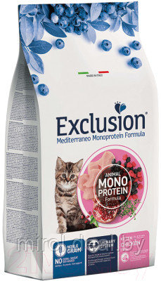 Сухой корм для кошек Exclusion Monoprotein Chicken котят с цыпленком / NGCKC12 - фото 1 - id-p220119054